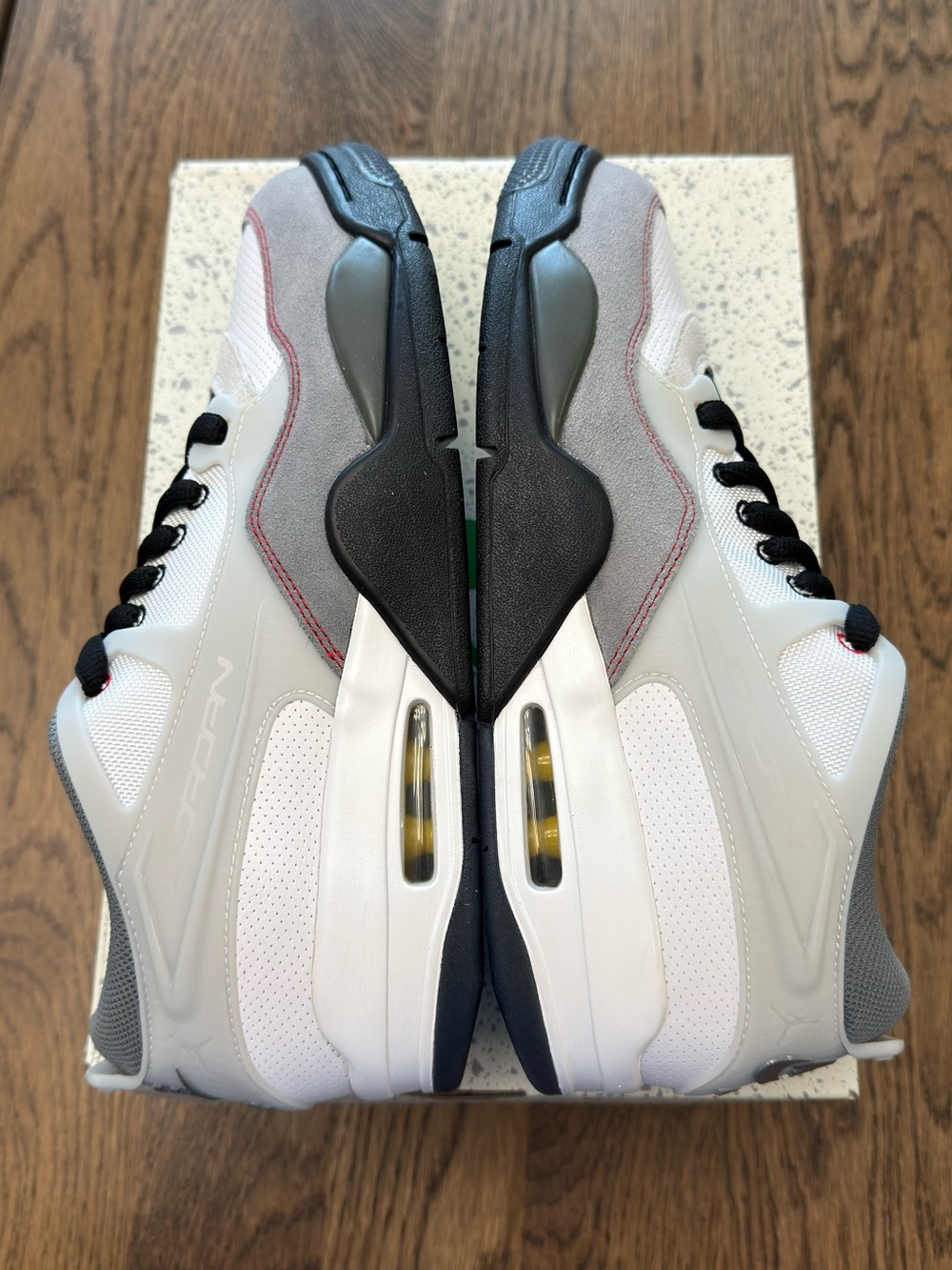 Air Jordan 4 RM PRM White/Fire Red-Black Men's Size 10.5 NWT